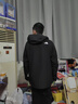 北面三合一冲锋衣外套男硬壳防水防风抓绒内胆连帽 JK3/黑色 XL 实拍图