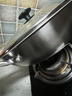 爱仕达（ASD）炒锅304不锈钢蜂窝防粘平底炒菜锅32cm燃气电磁炉通用CC32E1WG 实拍图