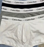 Calvin KleinCK 男士棉质平角内裤 3条套装 LV00NB4389 MP1黑/灰/白 M 实拍图