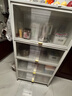 帅仕（shuaishi）厨房用具置物架落地多层餐边柜收纳碗柜家用橱柜微波炉烤箱储物柜 【加高加厚】白5层80长42深丨双线孔可通电丨一体侧板 实拍图