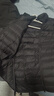 网易严选新品90鸭绒轻薄羽绒服保暖0压感防泼水蓄热抗菌外套男羽绒内胆 25升级A款-水墨黑（立领） M 实拍图
