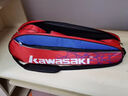 川崎（KAWASAKI）羽毛球包单肩背包网球包男女独立鞋袋羽毛球拍包8327蓝红 实拍图