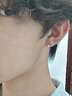 自由说星辰耳环男士轻奢小众高级感耳圈女设计感耳钉个性痞帅潮男耳饰品 耳钉单只 实拍图