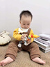 贝因美（Beingmate）2026婴儿摇铃玩具硅胶毛毛虫牙胶咬宝宝安抚可入口啃咬0到1岁早教 橙色毛毛虫牙胶 实拍图