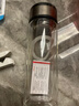 【京东物流配送】高硼硅双层玻璃杯大容量泡茶杯水杯子茶水分离杯 【双层加厚】茶杯350ml1只 实拍图