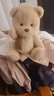 莉娜熊（TeddyTales）小熊玩偶毛绒玩具熊泰迪手作熊安抚娃娃送礼送人新年礼物女生 奶茶色（经典款） 中号站姿约30cm 实拍图