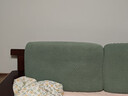 忆自然弹力沙发套罩四季通用全包沙发坐垫套沙发笠沙发座垫防尘保护罩 织纹-松柏绿 加大双人位 适合宽65-85cm*长95-135cm 实拍图