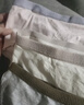 帕兰朵内裤女生纯棉健康抗菌全棉裆透气无痕少女时尚撞色腰头4条装 L 实拍图