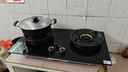 美的（Midea）燃气灶液化气 双灶具 5.0kW猛火灶 家用防干烧 烟灶联动 可调底壳 Q518S-A 实拍图