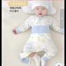 优奇婴儿衣服宝宝纯棉护肚内衣套装春秋新生儿睡衣秋衣秋裤分体两件套 春秋【纯棉】小星星 100 实拍图