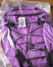 探路者云野登山双肩背包户外15L轻便环保防泼水透气徒步旅行书包 雪霞紫 实拍图