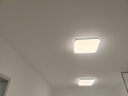 雷士（NVC）全光谱护眼吸顶灯客厅卧室智能LED照明大瓦数方灯白雪Y 实拍图