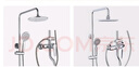九牧JOMOO淋浴花洒套装增压防烫空气能除垢顶喷36416-126/1B2-1 实拍图