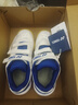 尤尼克斯YONEX羽毛球鞋yy基础款舒适亲子款青少年SHB101JRCR白/蓝34码 实拍图