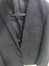 罗蒙（ROMON）西服男士小西装外套职业正装修身休闲伴郎服 黑色L 实拍图