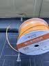 秋叶原（CHOSEAL）超六类双屏蔽网线 CAT6A类万兆抗干扰降衰减纯铜 工程家装网络线 橙 305米 QS2669CT305 实拍图