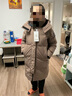 波司登25年冬季羽绒服男女情侣同款宽松中长款时尚加厚脱卸帽外套 实拍图
