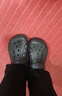 CROCS卡骆驰洞洞鞋贝雅男鞋女鞋轻便耐磨一脚蹬拖鞋休闲鞋|10126 黑色-001 40 (250mm) 实拍图