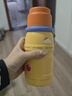 九阳（Joyoung）保温杯大容量316L不锈钢水杯男女便携直饮弹盖茶漏杯子礼物 橙色 400ml WV101 实拍图