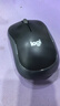 罗技（Logitech）M185鼠标 无线鼠标 办公鼠标 对称鼠标 黑色灰边 带无线2.4G接收器 实拍图