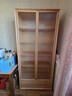 源氏木语实木组合书柜北欧现代收纳架橡木背景墙书橱书房落地柜子 A款0.9m 实拍图