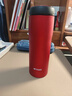 虎牌（TIGER）不锈钢原装进口保温保冷水杯MJA-B048-RMT深红色480ML 实拍图