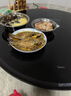 美的（Midea）2025新款石墨烯暖菜板 家用加热板热菜板保温板 多功能双区独立控温 餐桌转盘热菜神器HBT80Y1 Pro 实拍图