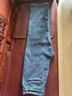真维斯（Jeanswest）加绒牛仔裤女冬季保暖高腰阔腿裤垂感宽松长裤子女深蓝加绒XL 实拍图