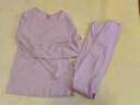 三枪秋衣秋裤女士纯棉薄款圆领打底棉毛衫裤无侧缝抗静电保暖内衣套装 实拍图