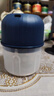 绞肉机小型打蒜器家用绞蒜切蒜器多功能辅食料理机电动蒜泥神器蒜蓉机自动切菜机压蒜器 蓝色-升级大电机 0.26L （塑料杯） 实拍图