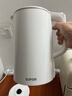 苏泊尔（SUPOR）电水壶 双层防烫烧水壶热水壶1.7L 全钢无缝内胆304不锈钢电热水壶大容量 SW-17J418 实拍图
