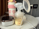 贝亲吸奶器电动优享变频可充电挤奶器静音型集奶器轻巧便携式挤乳器 电动单边款 实拍图