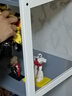 木马人手办展示柜乐高玩具摆件展示柜超市货架仓储烟酒柜化妆品收纳陈列 白色-五层42长（单门） 实拍图