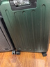 ELLE24英寸墨绿色行李箱女士万向轮拉杆箱拉链密码旅行箱轻奢密码箱 实拍图