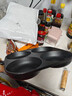 【大牌同款】章丘四孔铸铁煎蛋锅无涂层不易粘多功能早餐煎蛋锅 【豪华款】加深加大20cm 铸铁四孔煎锅 实拍图