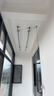 好太太晾衣架阳台手摇晾衣杆升降手动室内室外晒衣架家用晒衣架 Y024-银黑2.8米：四杆+28挂孔 实拍图