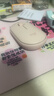 罗技（Logitech）时尚系列 PEBBLE鼠标 无线蓝牙鼠标 办公静音鼠标 女性鼠标对称鼠标 鹅卵石造型 玫瑰粉 实拍图