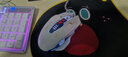 英菲克（INPHIC）W9P有线游戏鼠标 有声版 电竞宏 七彩呼吸灯效 人体工学 绝地求生CF吃鸡LOL 机甲白 实拍图