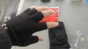 南极人半指手套男士冬季保暖开车加绒防风半截露指手套男N2E8X88571 黑 实拍图