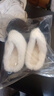 【福利价】4.5CM厚底麂皮绒外穿棉拖鞋女秋冬室内居家用毛毛棉拖 8805厚底4.5公分-黑色 38-39 适合37-38 实拍图