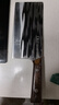 王麻子菜刀厨房专用 家用切肉切片刀厨师不锈钢刀具 手工古法锻打切菜刀 实拍图