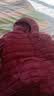 鸭鸭佟丽娅同款轻薄羽绒羽绒服女新款短款修身城市轻户外秋冬外套KXM 酒红色 3XL 实拍图