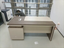 威尔斯佳E0级老板桌办公桌简约现代经理总裁桌办公桌椅组合大班台办公家具 1.6米老板桌+1.8米侧柜【E0级环保板材】 实拍图