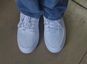 特步情侣男女板鞋小白鞋空军一号冬季革面保暖运动板鞋休闲鞋 实拍图