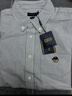Teenie Weenie小熊男装春夏新款长袖衬衫男复古经典简约百搭老钱风刺绣长袖上衣 灰色 L 实拍图
