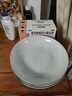 华青格家用盘子菜盘冰裂纹工艺8英寸圆盘2只装 高温釉下彩碗盘餐具 实拍图