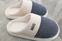 洁丽雅（Grace）棉拖鞋男士秋冬季室内防臭防滑居家保暖厚底踩屎感拖鞋男款冬天 实拍图