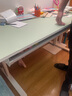 黑白调A2学习桌书桌儿童桌椅实木升降桌子写字桌电脑桌进口橡胶木1.4m 实拍图