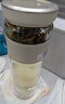 京东京造 玻璃杯 全能茶水分离杯 泡茶杯双层泡茶分离杯子男士月光银330ml 实拍图