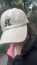 目丸韩版帽子棒球帽女简约大鸭舌帽春夏百搭潮人街头显脸小棒球帽男女 米色 均码 可调节 实拍图